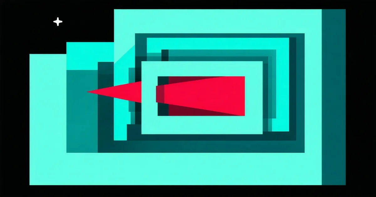Abstract layered defense diagram blocking attack arrows